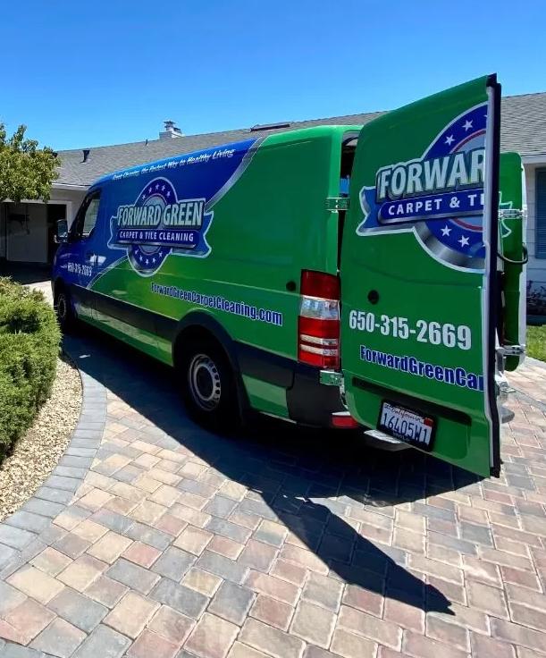 Forward Green Carpet & Tile Cleaning Van